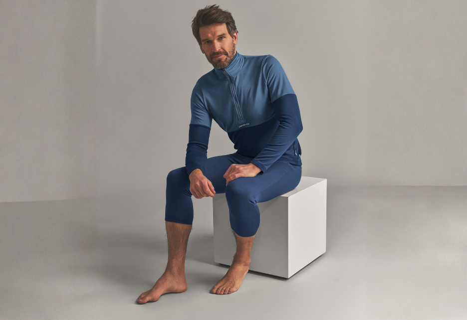 cycling-gear, padded-leggings, long-sleeve-zip, midnight-blue, athleisure